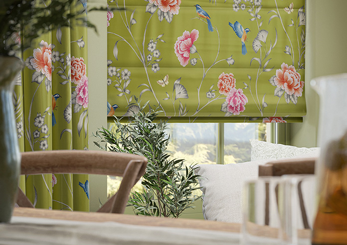 Borneo, Kiwi - Twist&Fit Roman Blind - Image 5
